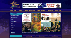 Desktop Screenshot of alicespringscinema.com.au